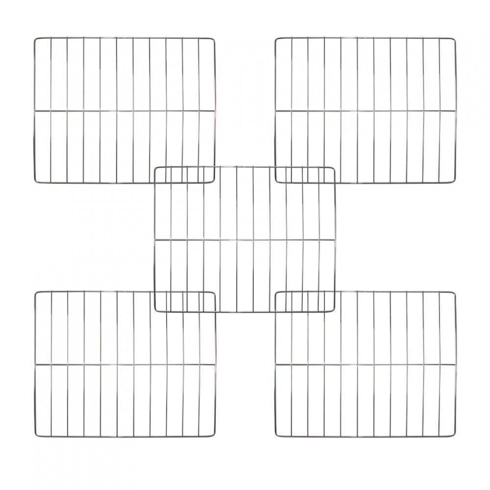 Kit Grade Cromada Para Forno De Bancada SMART60S - 5 Peças Prata