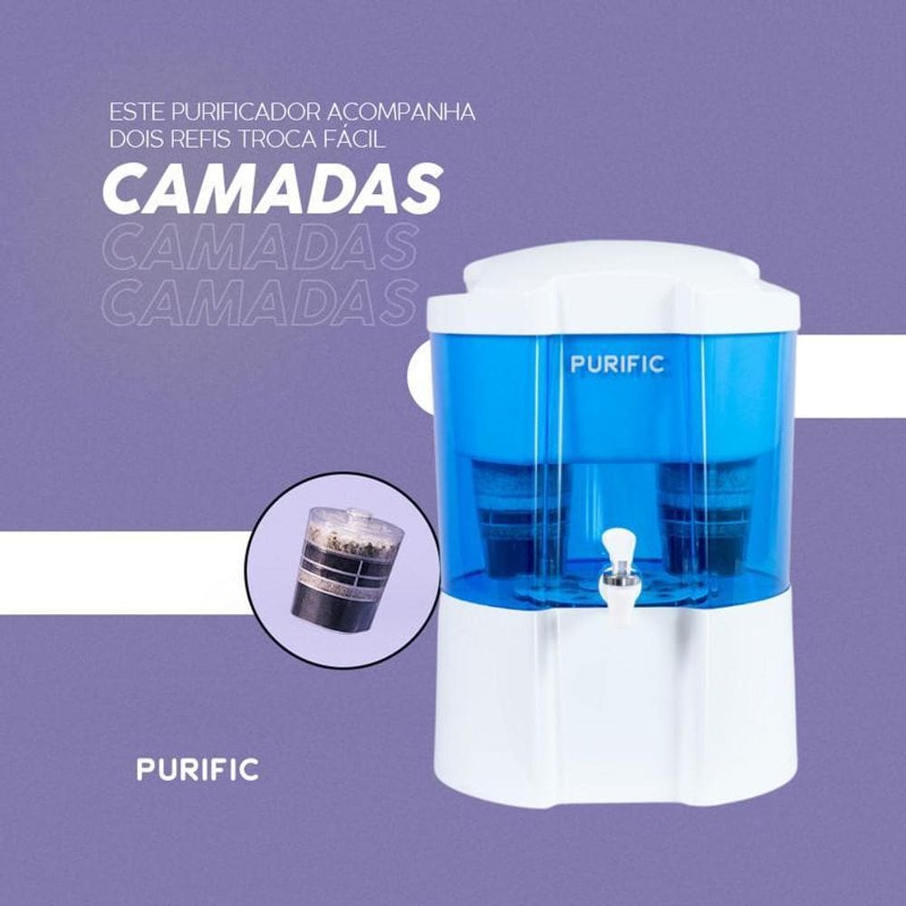 Purific 10 Azul Refil Camadas