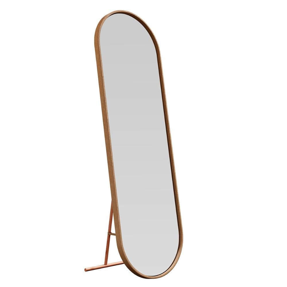 Mesa de Apoio de Sofá Orgânica Alamanda com Pés de Metal