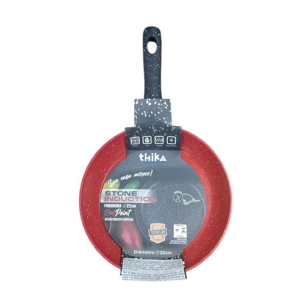 Frigideira Em Alumínio Antiaderente Multifuncional 22Cm