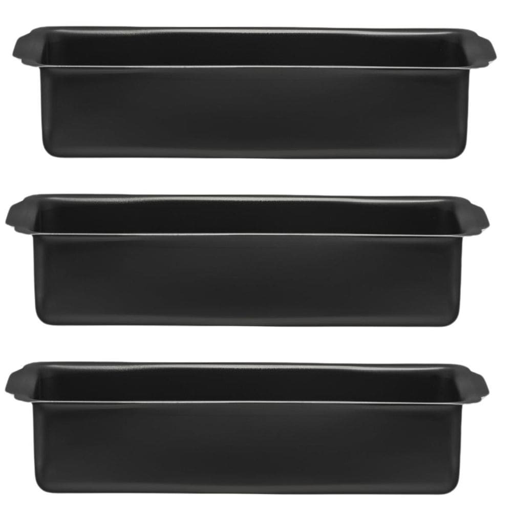 Forma Assadeira Para Pão Retangular Antiaderente 1,3L 03 Un