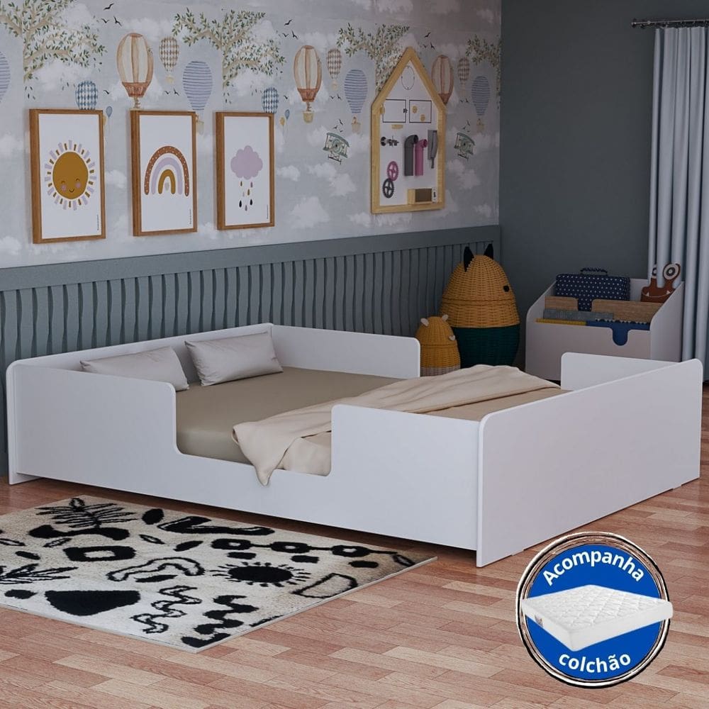 MP - Cama Montessoriana Para Crianc a Com Col