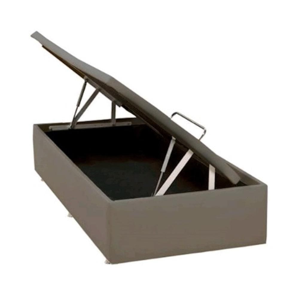 Base Baú Physical Bege Solteiro (88X188X39) - Ortobom