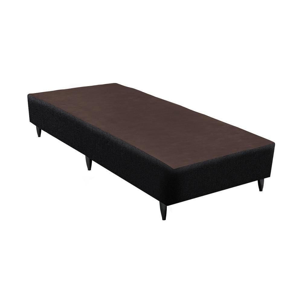Base Linho Preto Solteiro (88X188X30) Linho - Ortobom