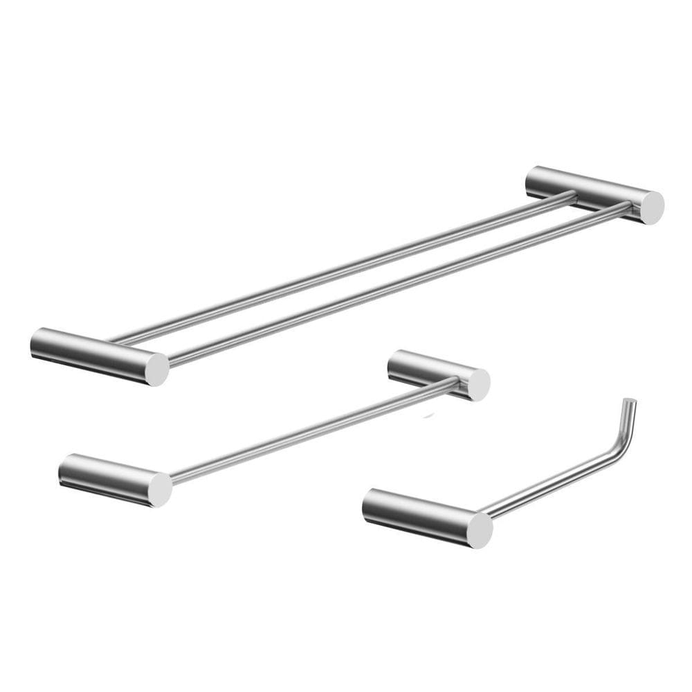 Kit Acessórios Banheiro 3 Peças Escovado Orion 2040Or