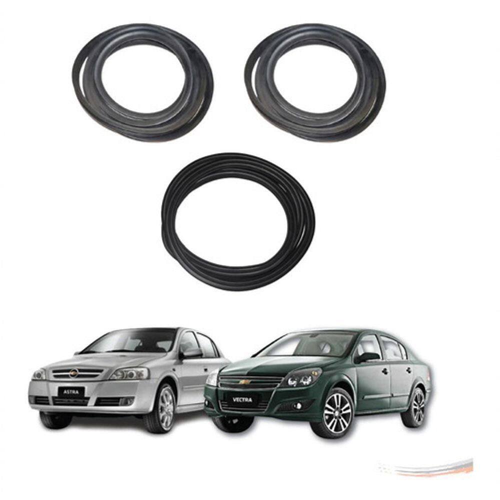 Kit 2 Borrachas Porta E Porta Mala Astra Vectra Após 95 - Un / 3 [f103]