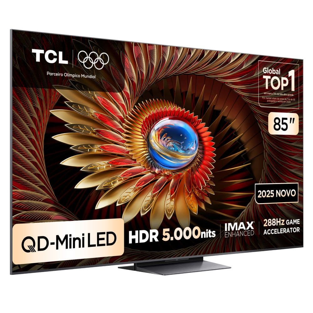 Smart TV TCL 85 Polegadas QLED | Casas Bahia