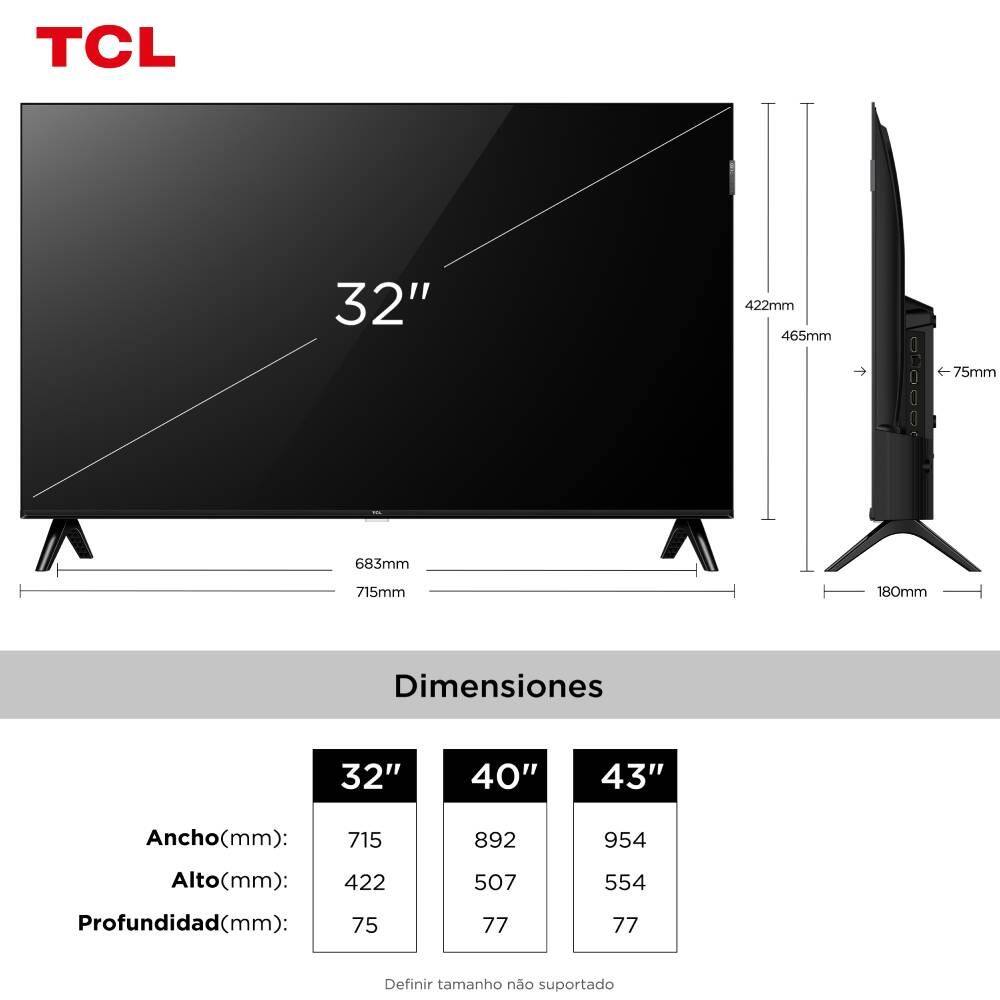 TCL 32S5K FHD QLED 32インチ Smart Tv 32 Polegadas Fhd 32s5k Qled Dolby Audio Tcl