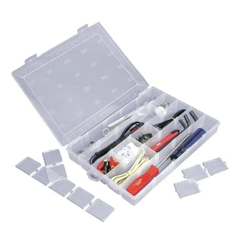 10X Caixa Organizadora Transparente Divisória Adaptável Mul