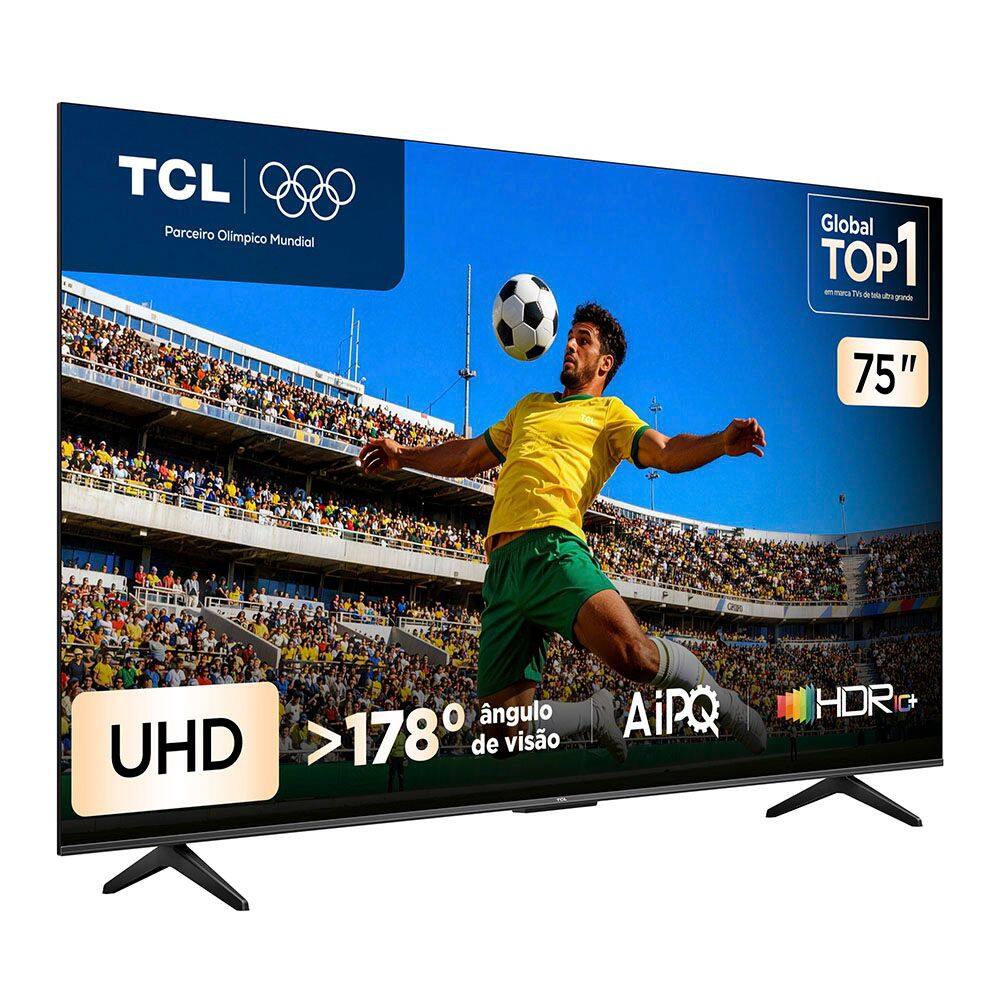 Smart TV TCL 75 Polegadas LED | Casas Bahia