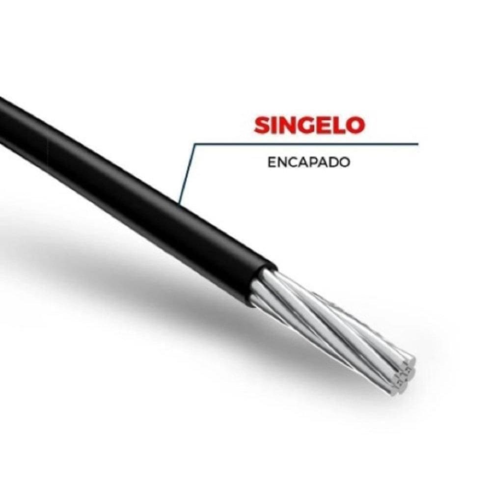 Cabo Nax 10mm Singelo Preto - Resistência à Abrasão