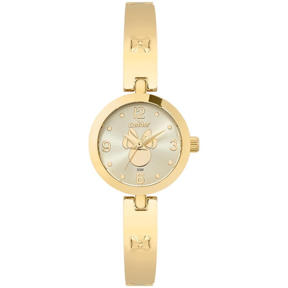 Relógio Condor Feminino Ref: Co2035Noe/5X Dourado Bracelete