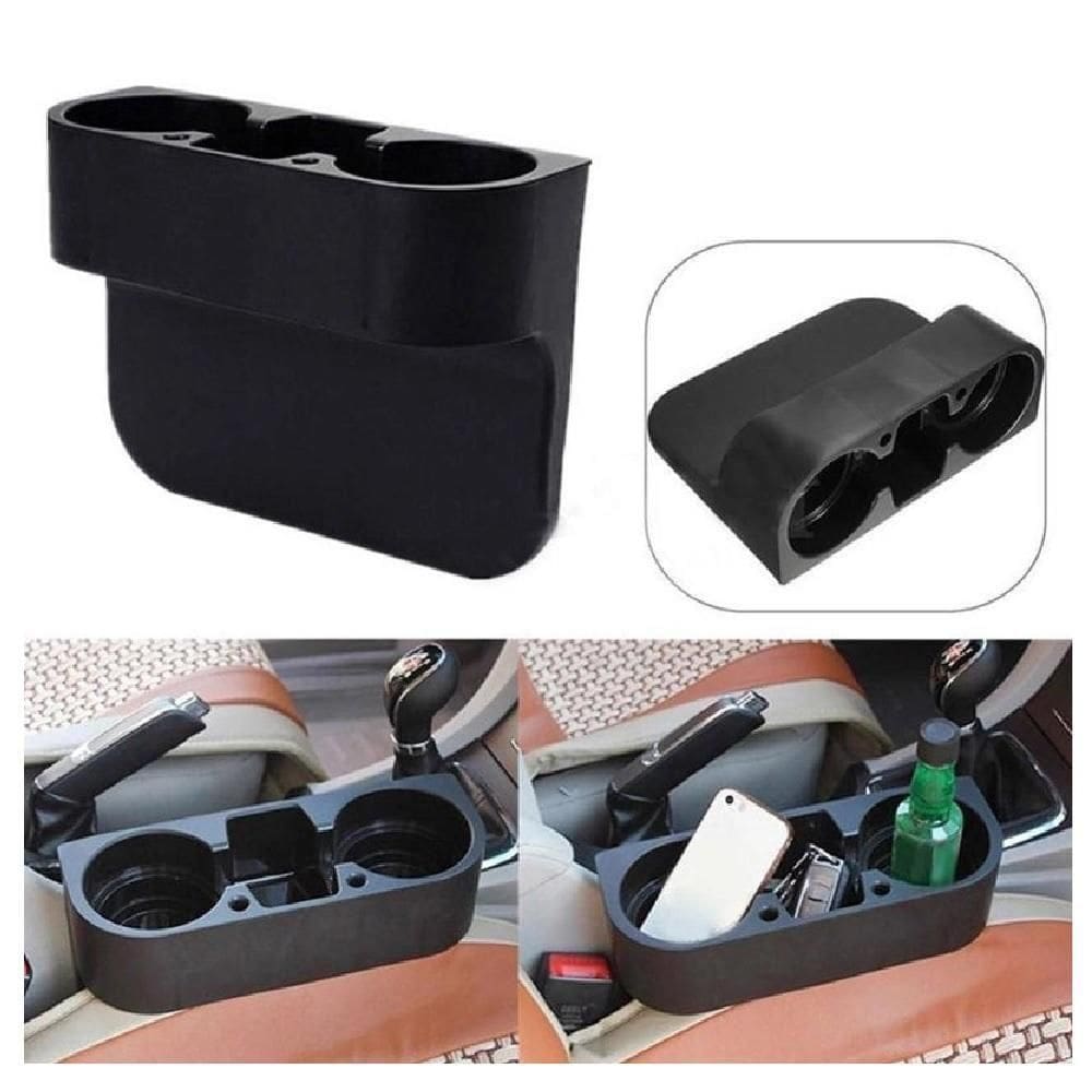 Porta Latas Carro Suporte Veicular Organizador Copo Garrafa Carregador Armazenamento Banco Assento Maquiagem