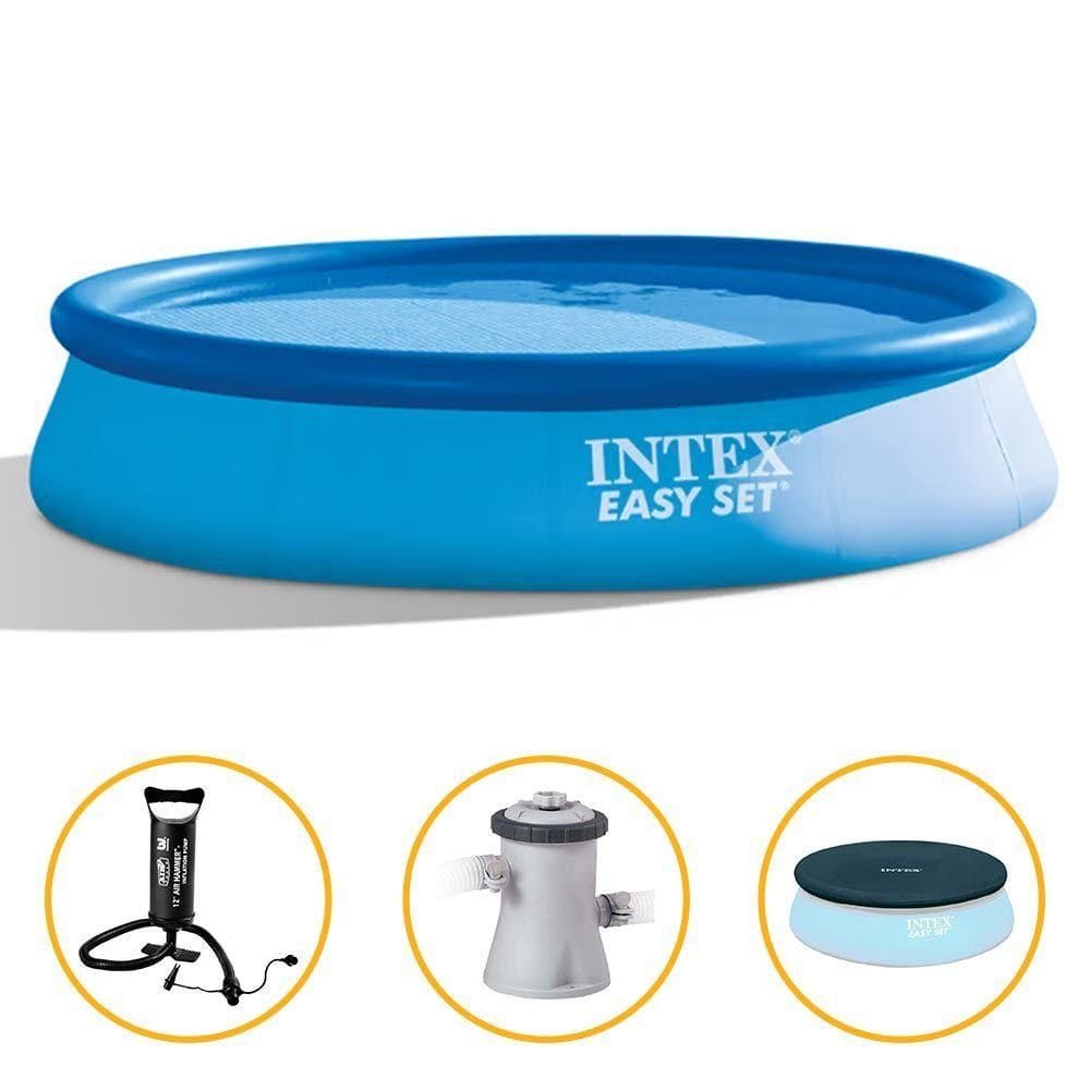 Kit Piscina Inflável 5.621 Litros + Filtro 110v Capa Bomba Intex