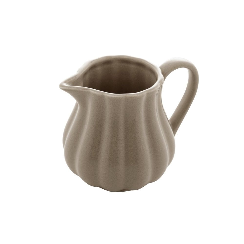 Leiteira de Porcelana Pétala Areia Matt 220ml Wolff