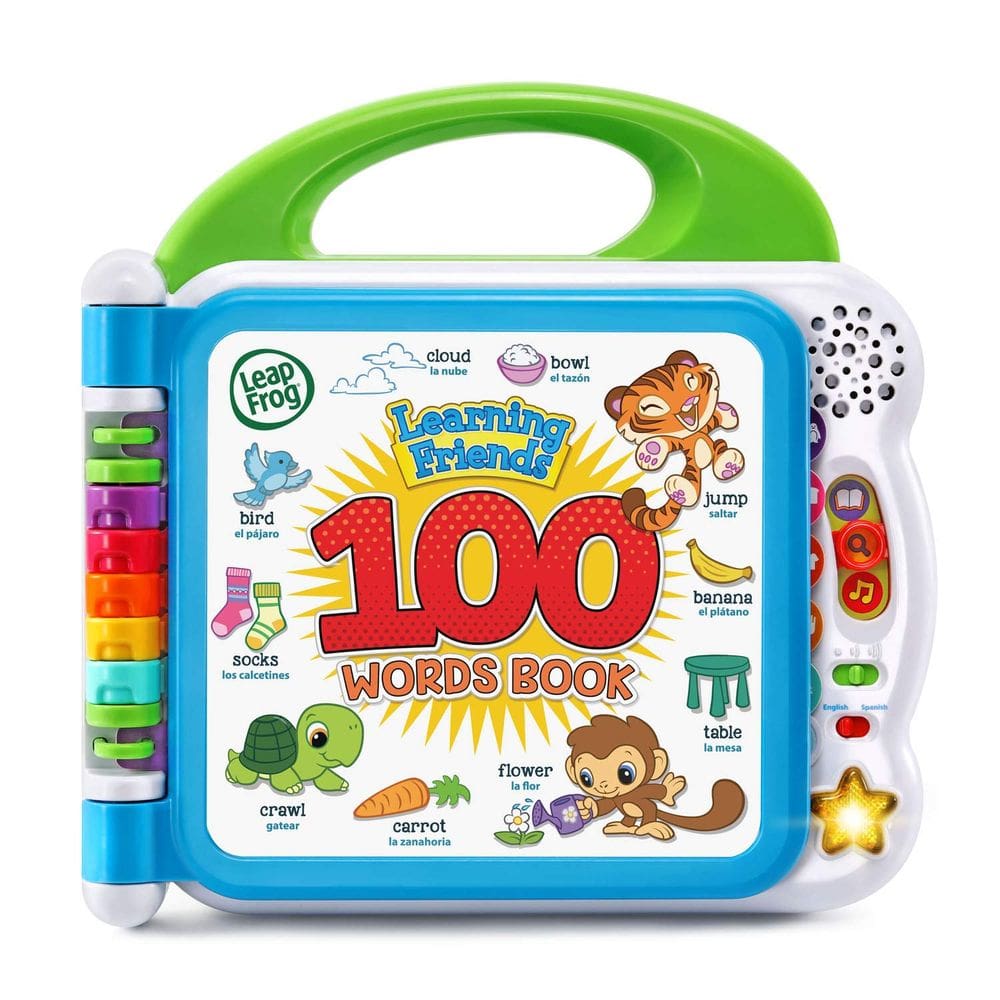 Livro de 100 palavras Toy LeapFrog Learning Friends em verde