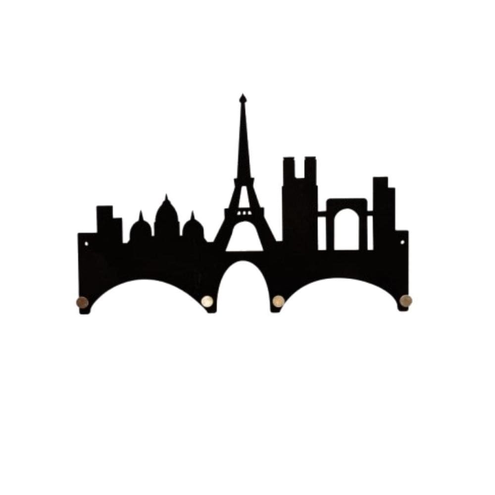 Porta Chaves Mdf Paris 4 Suportes