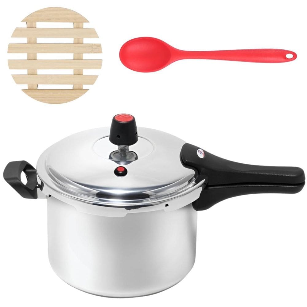 Panela Pressão 4,5L Fechamento Externo + Descanso + Colher