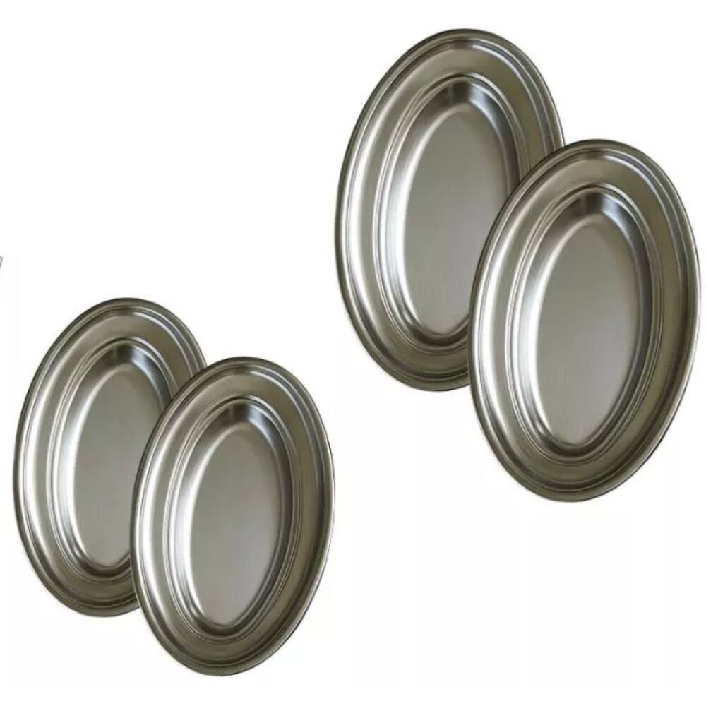 Bandeja Para Servir Kit 30 Bandejas Grandess e 30 Pequenas