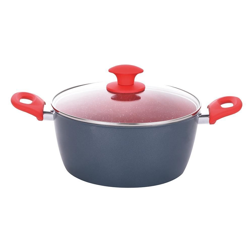 Caçarola Indução Cerâmica 3,7Mm 22Cm Antiaderente Onix