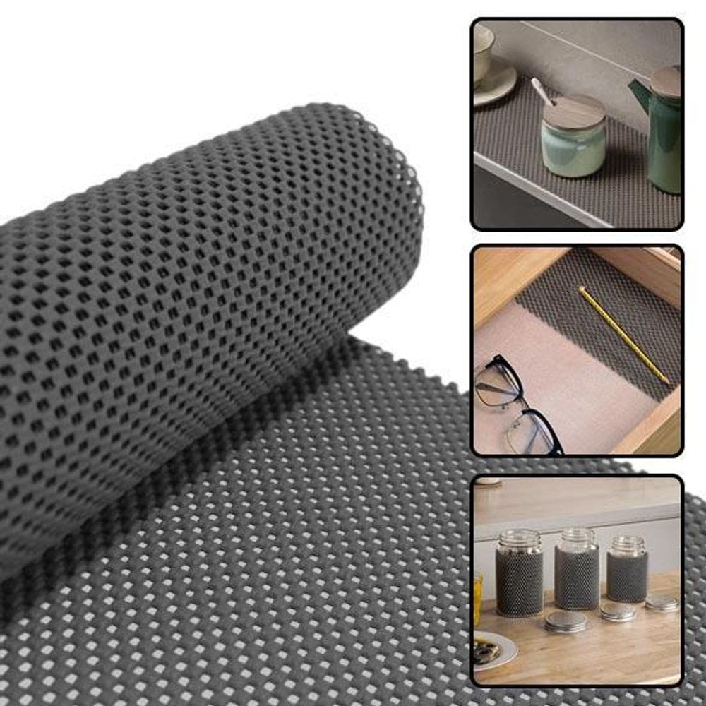 Forro Armário Gaveta Prateleira Flex Cinza 8 Metro X 30Cm