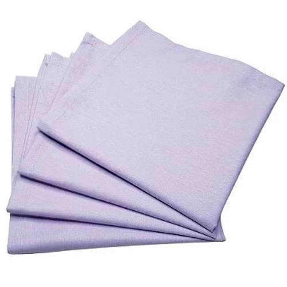 Kit 4 Guardanapos De Tecido Algodão Lavanda 39Cmx39Cm