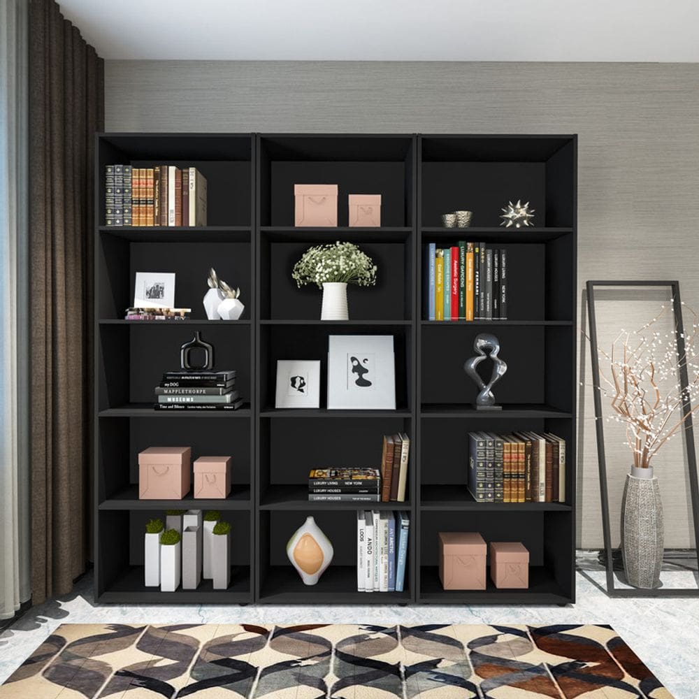 Conjunto Sala de Estar: 3 Estantes Multy 4146