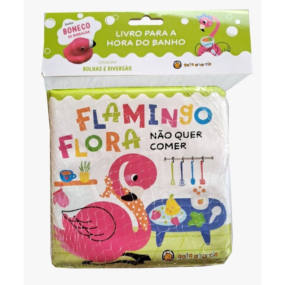 Livro Para Hora do Banho - Flamingo Flora