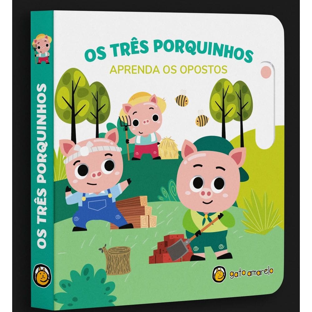 Clássicos Animados - Os Terês Porquinhos - Aprenda O Opostos