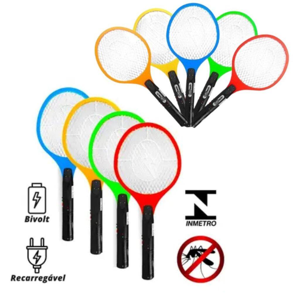 Raquete Eletrônica Silenciosa Para Eliminar Pernilongos