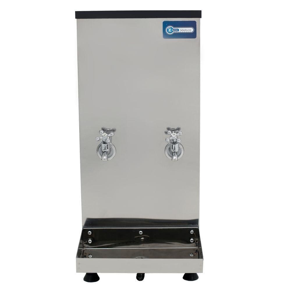 Bebedouro Industrial Mesa Knox 25L 1 Torneira Gelada 1 Torneira Natural Inox 127V (KX02B-C NG 2T)