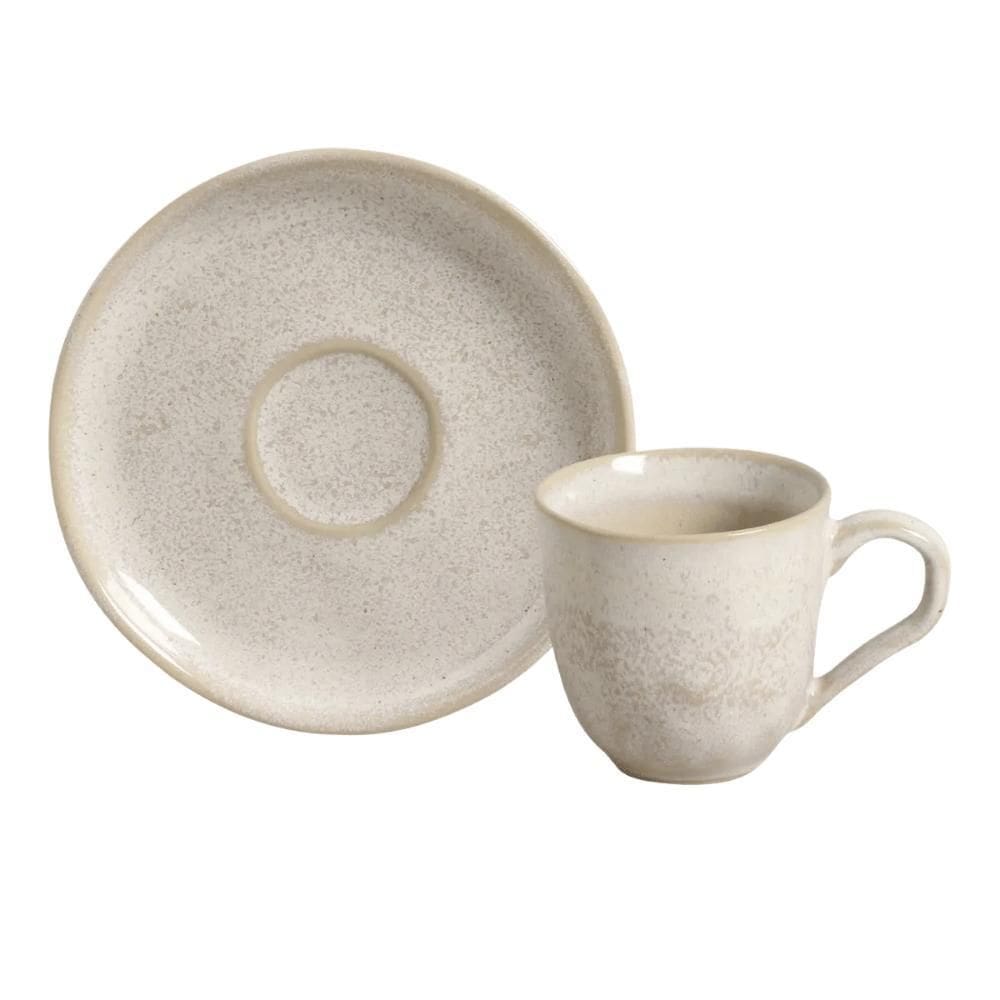 Xicara De Chá Café Com Pires 120Ml Bio Latte Porto Brasil