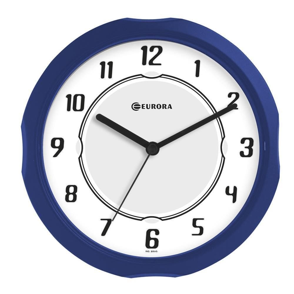 Relógio De Parede Eurora Ref: 6505-144 Azul Números