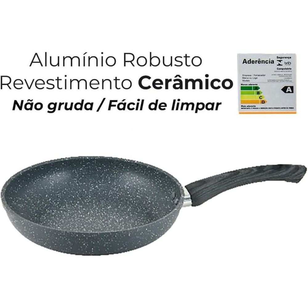 Frigideira 20 Cm 4.5 Mm Com Fundo Indução Casambiente