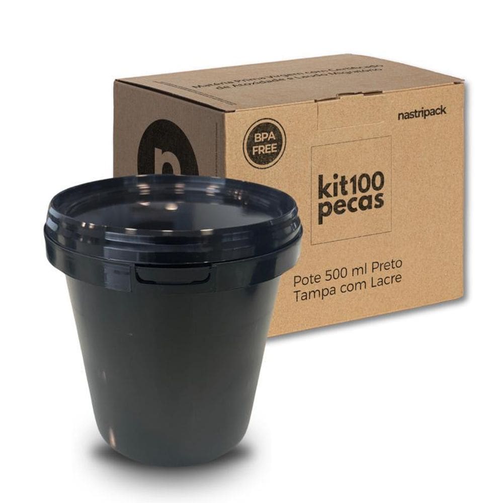 Pote Para Presunto - Kit Com 100 Pçs