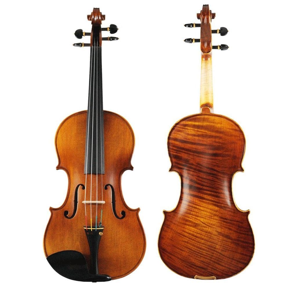 Violino Strad Infantil 1/2 Madeira Maciça Acessórios Ébano