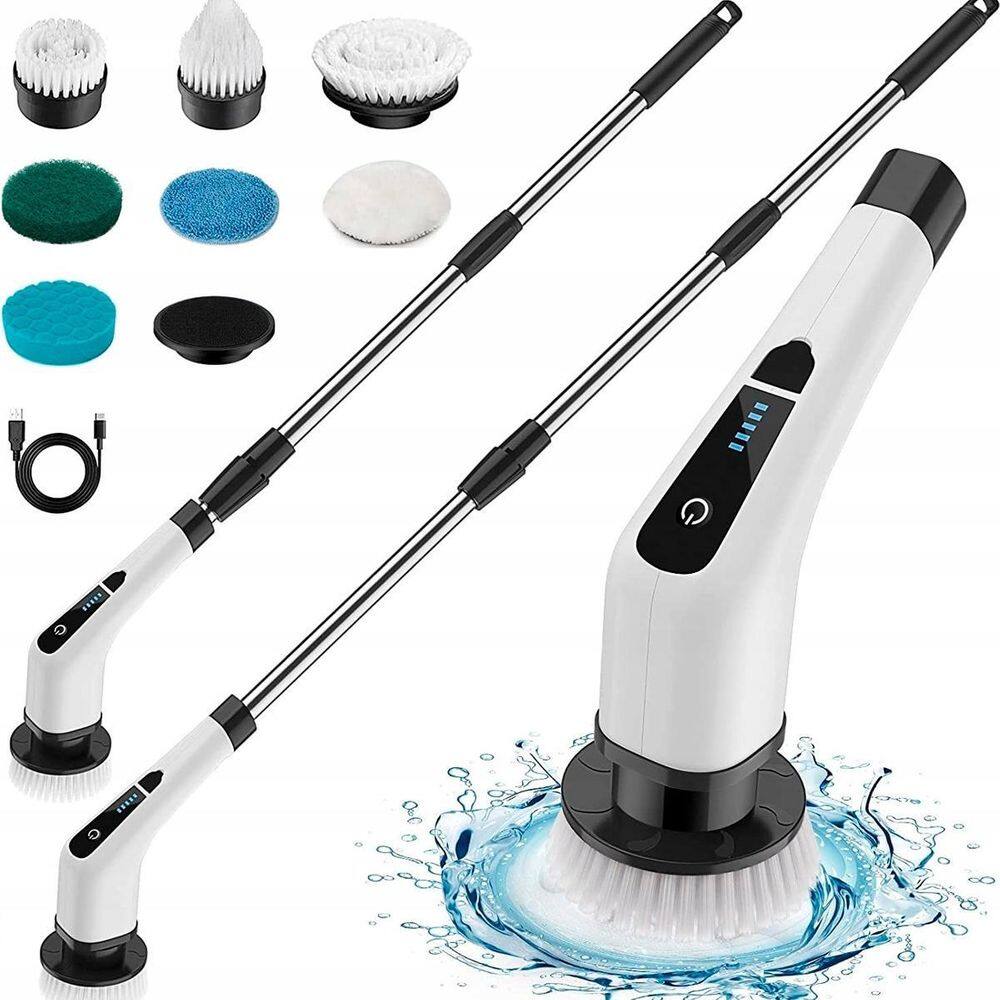 Esfregão Elétrico Giratório 9 Em 1 Limpeza Chão Banheiro E
