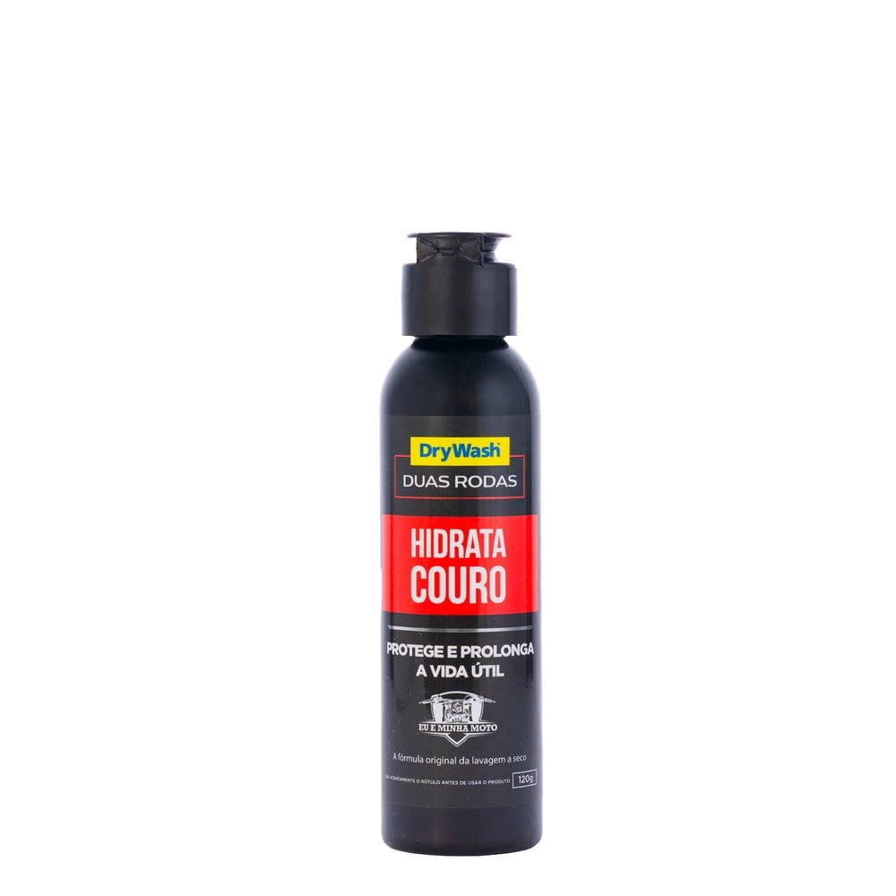 Hidrata Couro DryWash 120g - Linha Duas Rodas - Protege e prolonga a vida útil do couro
