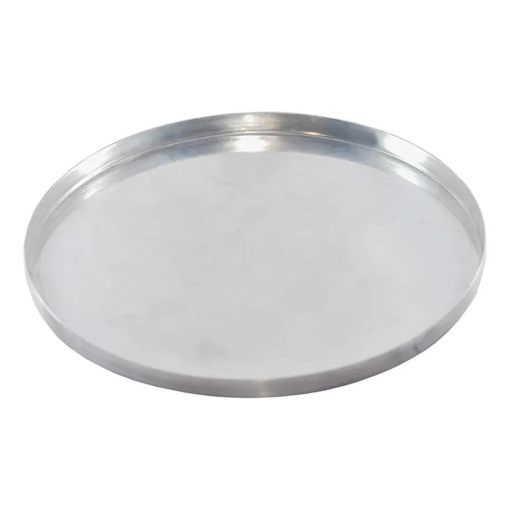 10X Forma De Pizza 30 Cm Diâmetro Borda Alta Alumínio Resis