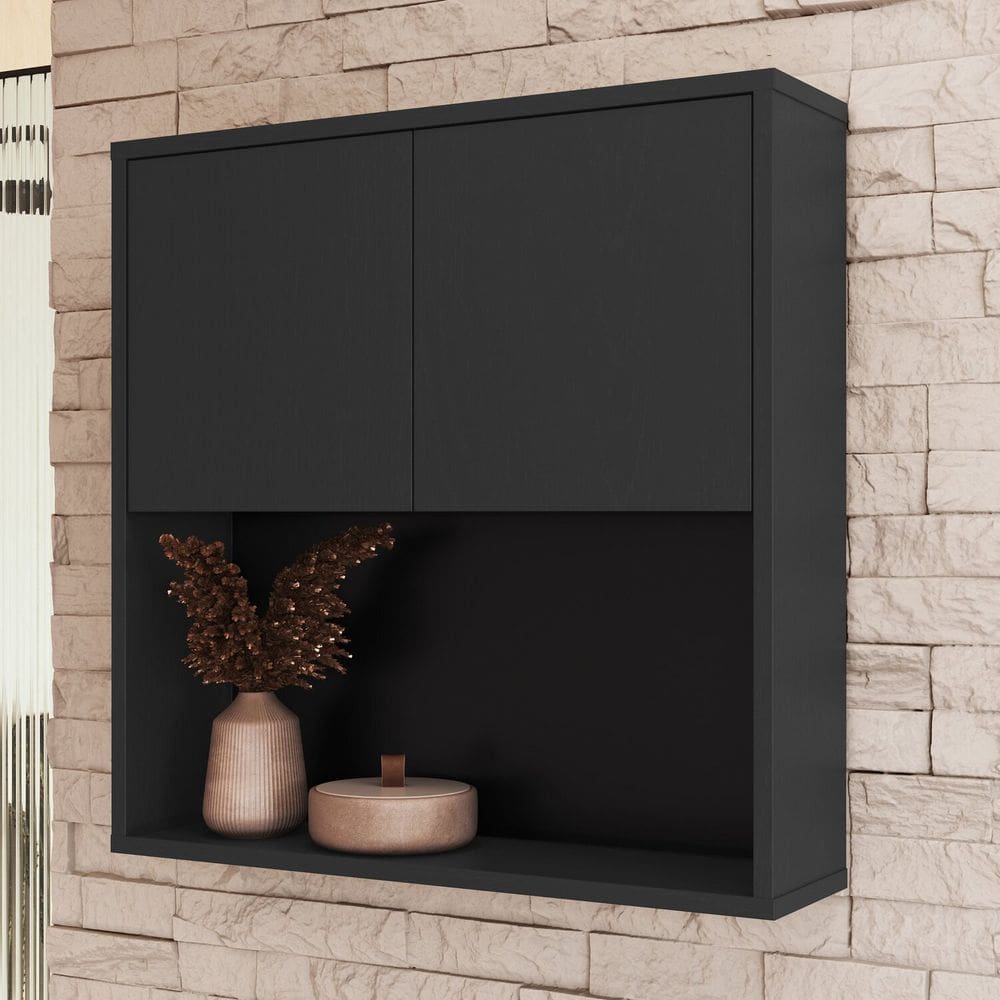 Armário Aéreo Multiuso 60cm Budapest Grafite