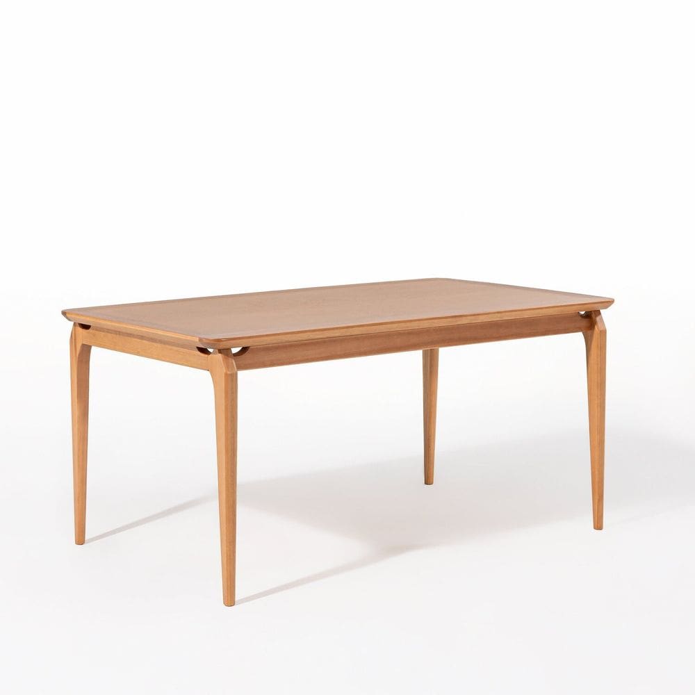 Mesa de Jantar 160cm Tampo Laminado Verniz Verona Verniz Mel