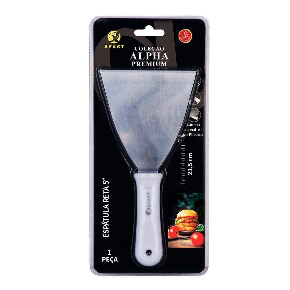 Espátula Reta E Cozinha 5`` Aço Inox