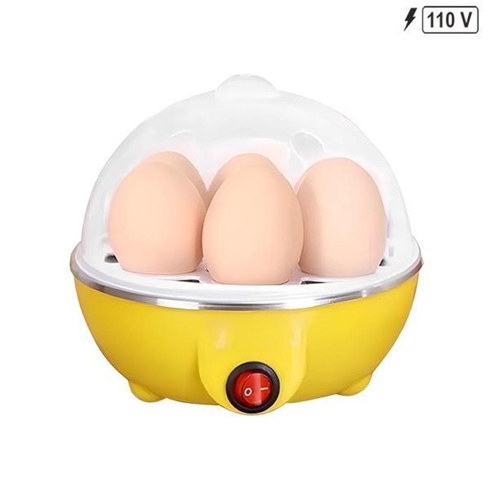 Cozedor Elétrico Amarelo 110V Com Cozimento A Vapor Rápido