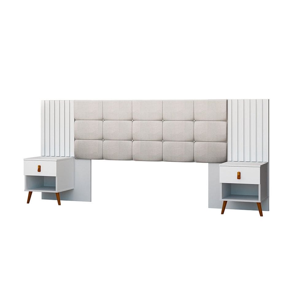 Cabeceira Box Capitone 106x225cm Lady Branco