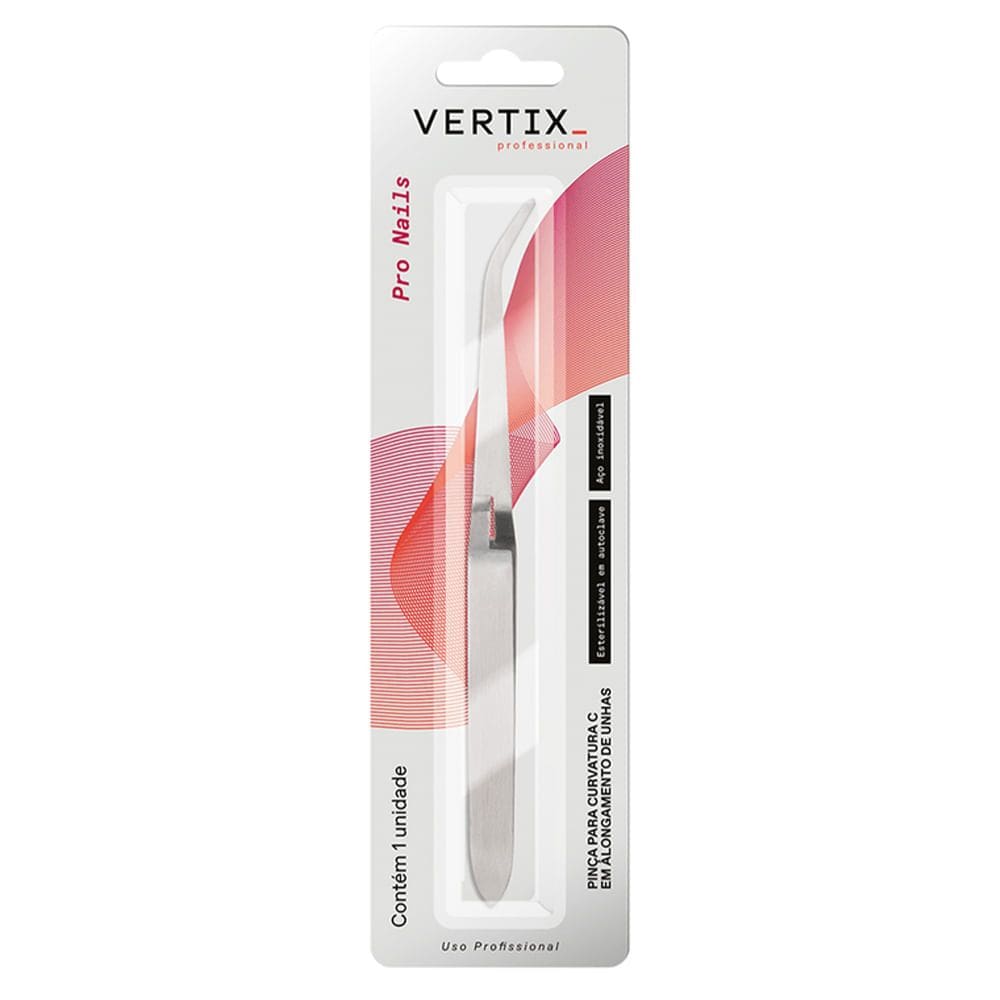 Pinça Para Unhas Vertix Professional Curvatura C