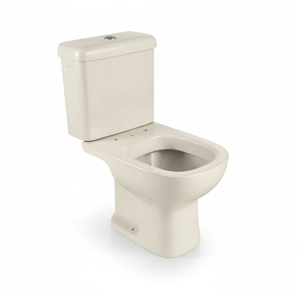 Vaso Sanitário com Caixa Acoplada e Assento Pp Soft Close Etina Icasa Palha