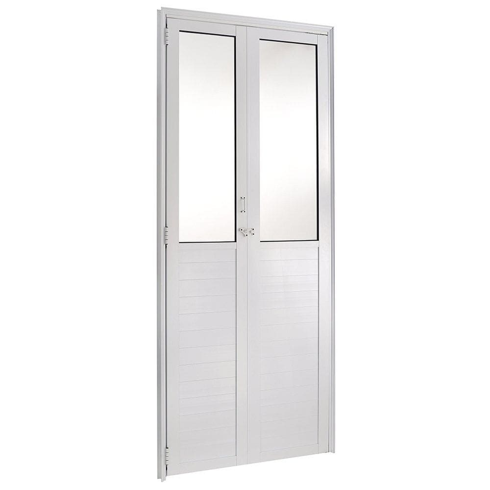 Porta Lambril Camarão Vidro Mini Boreal Direita 210x70 Fortsul Esquadrisul