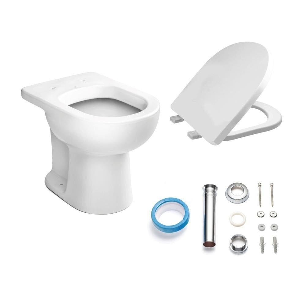Kit Vaso Sanitário Convencional Luna Speciale Icasa Branco