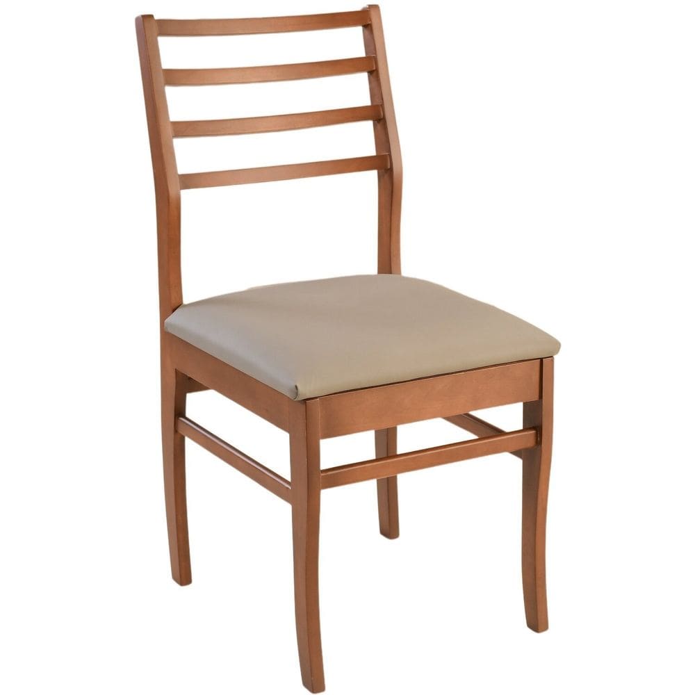Cadeira Dubai 90cm Madeira Maciça Sala Jantar Castanho