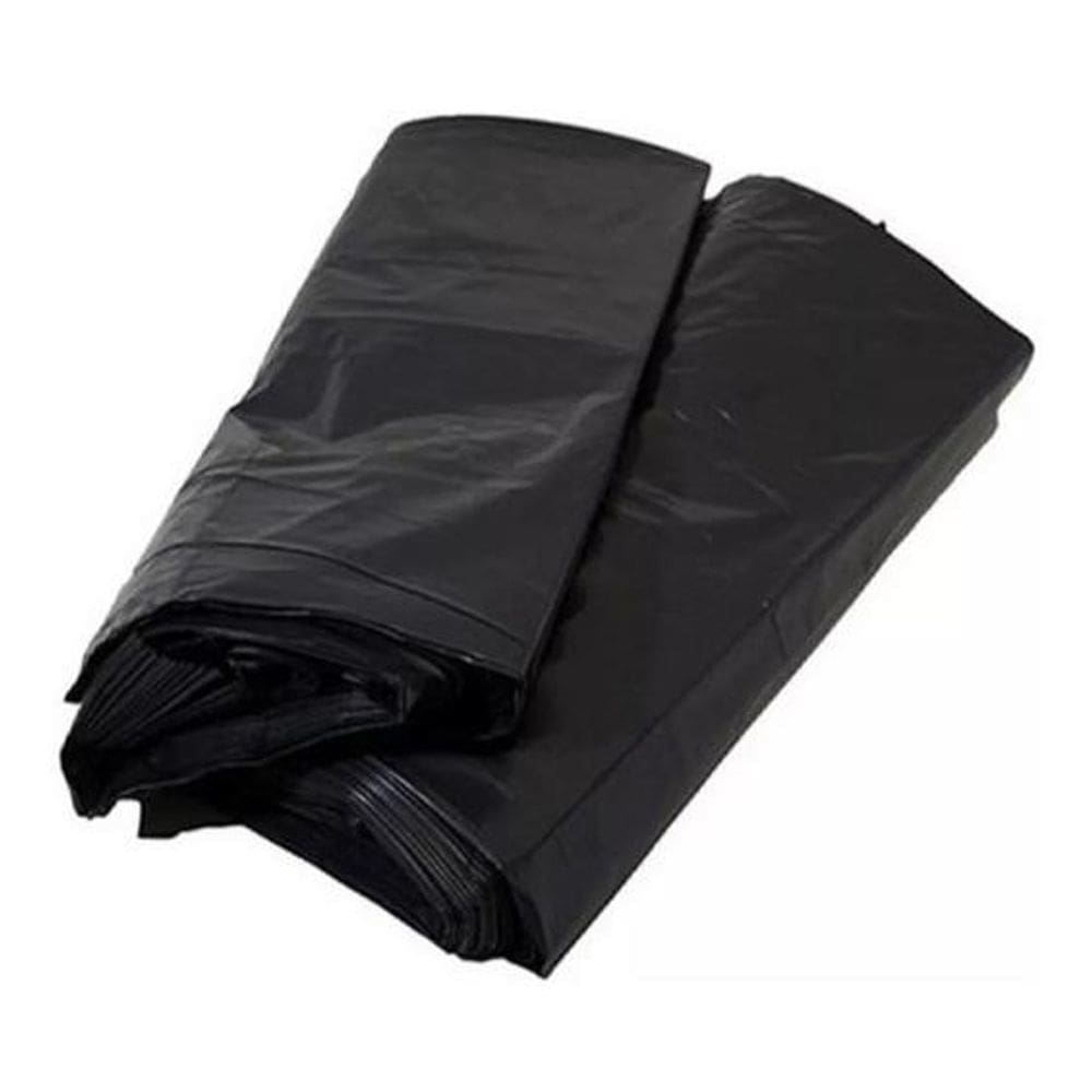 100 Unidades Saco Para Lixo 80 Litros Preto Reforçado